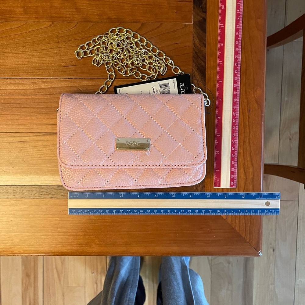 BCBG Paris Purse coral cloud NWT